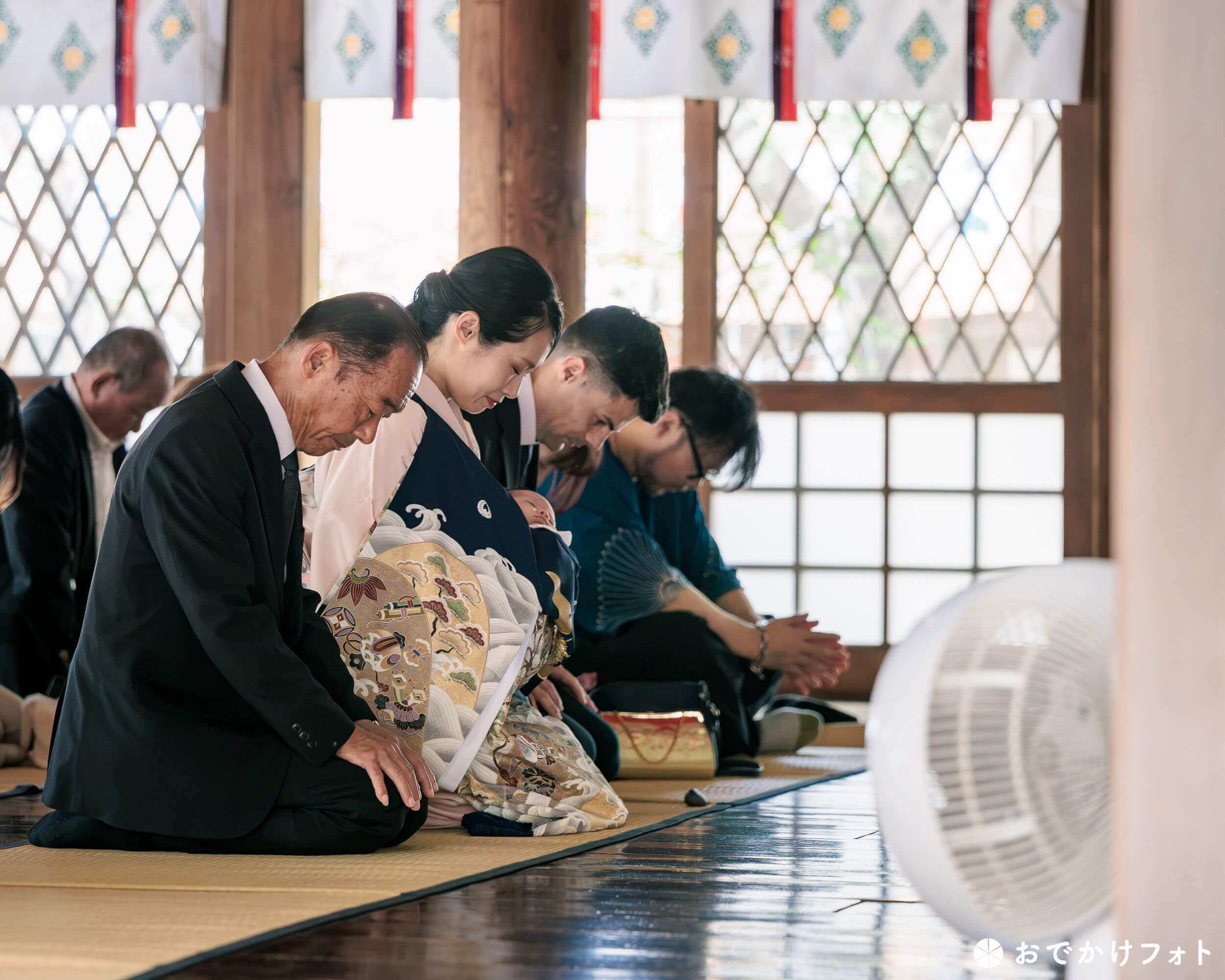 宇美八幡宮でお宮参りの出張撮影