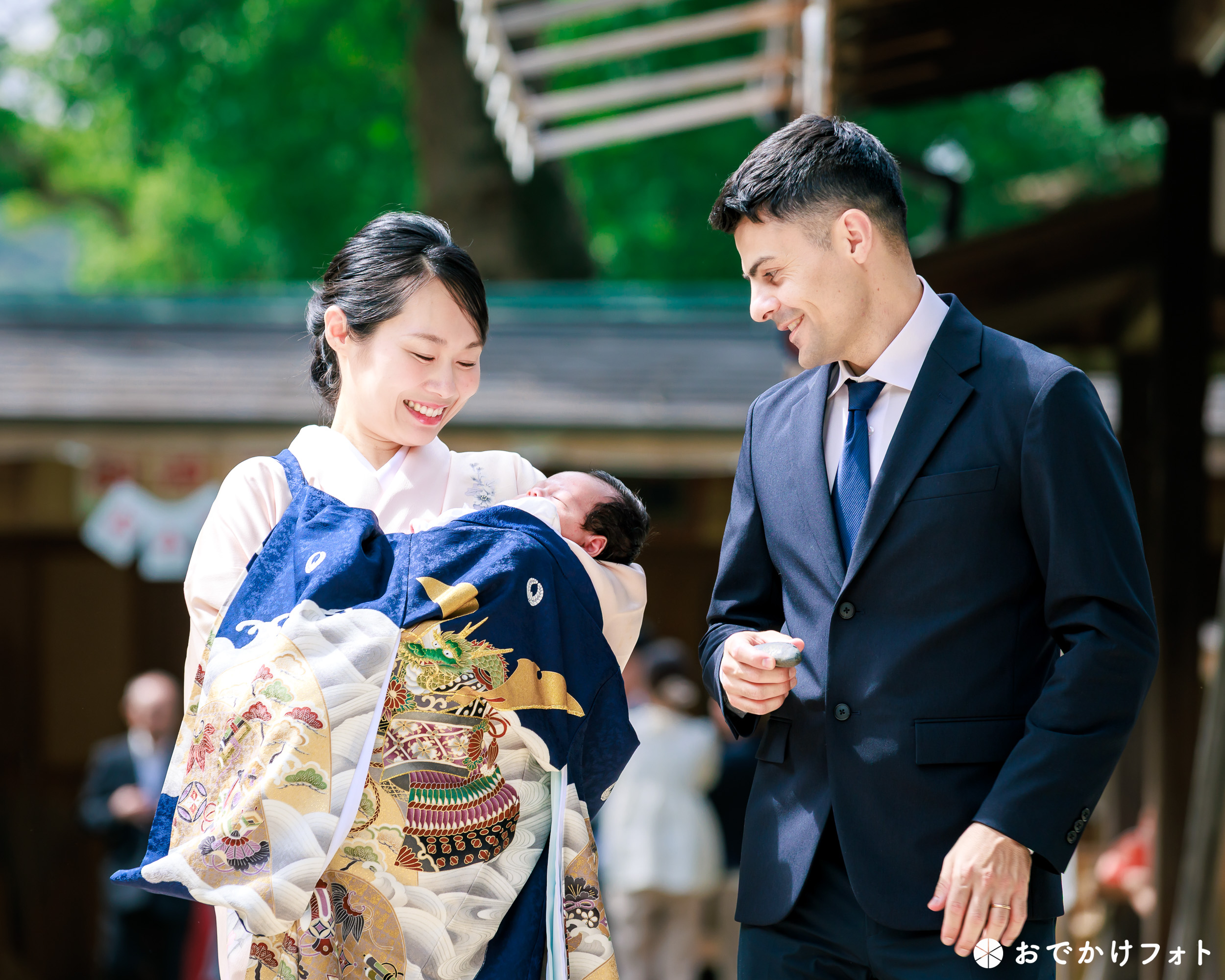 宇美八幡宮でお宮参りの出張撮影