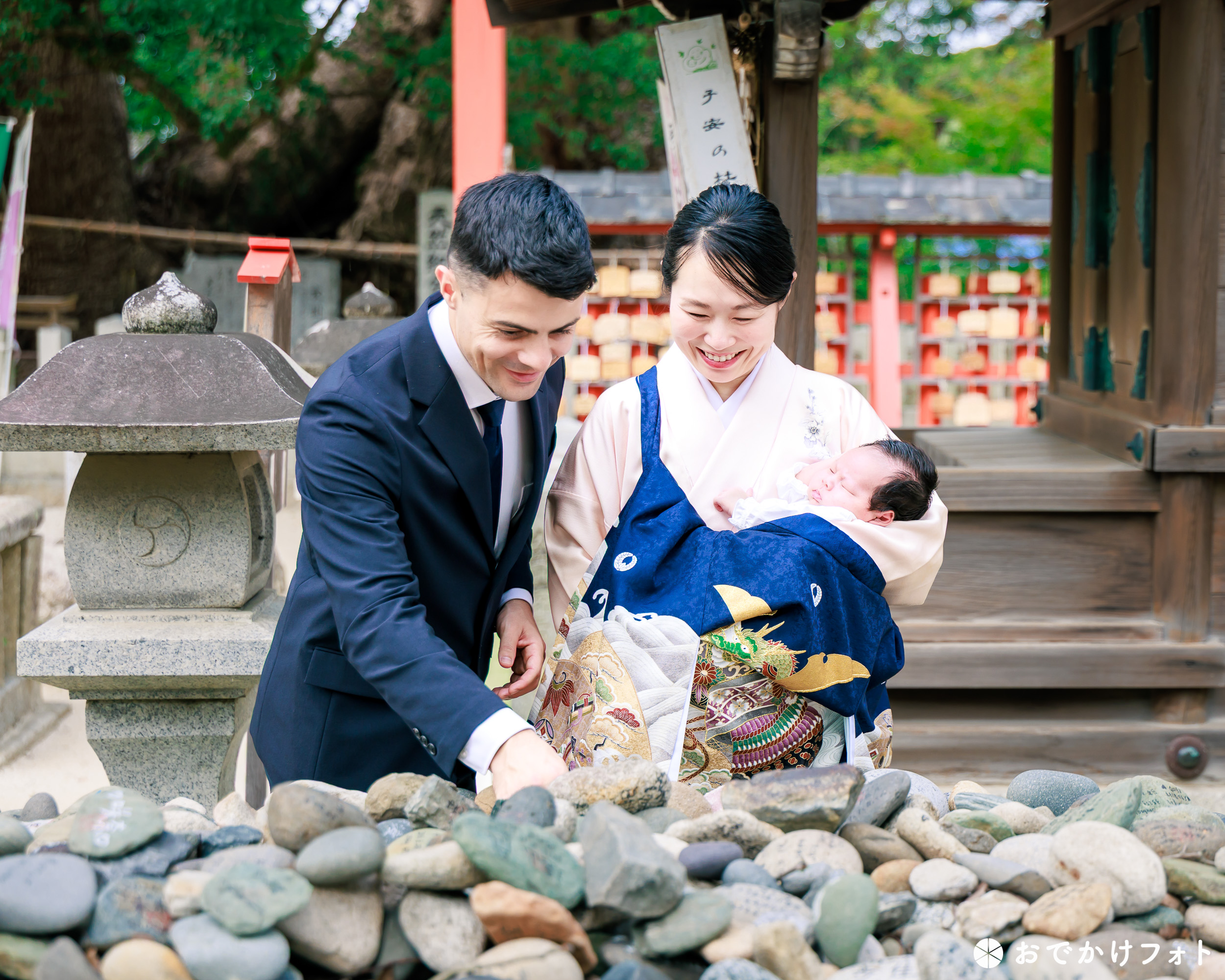 宇美八幡宮でお宮参りの出張撮影