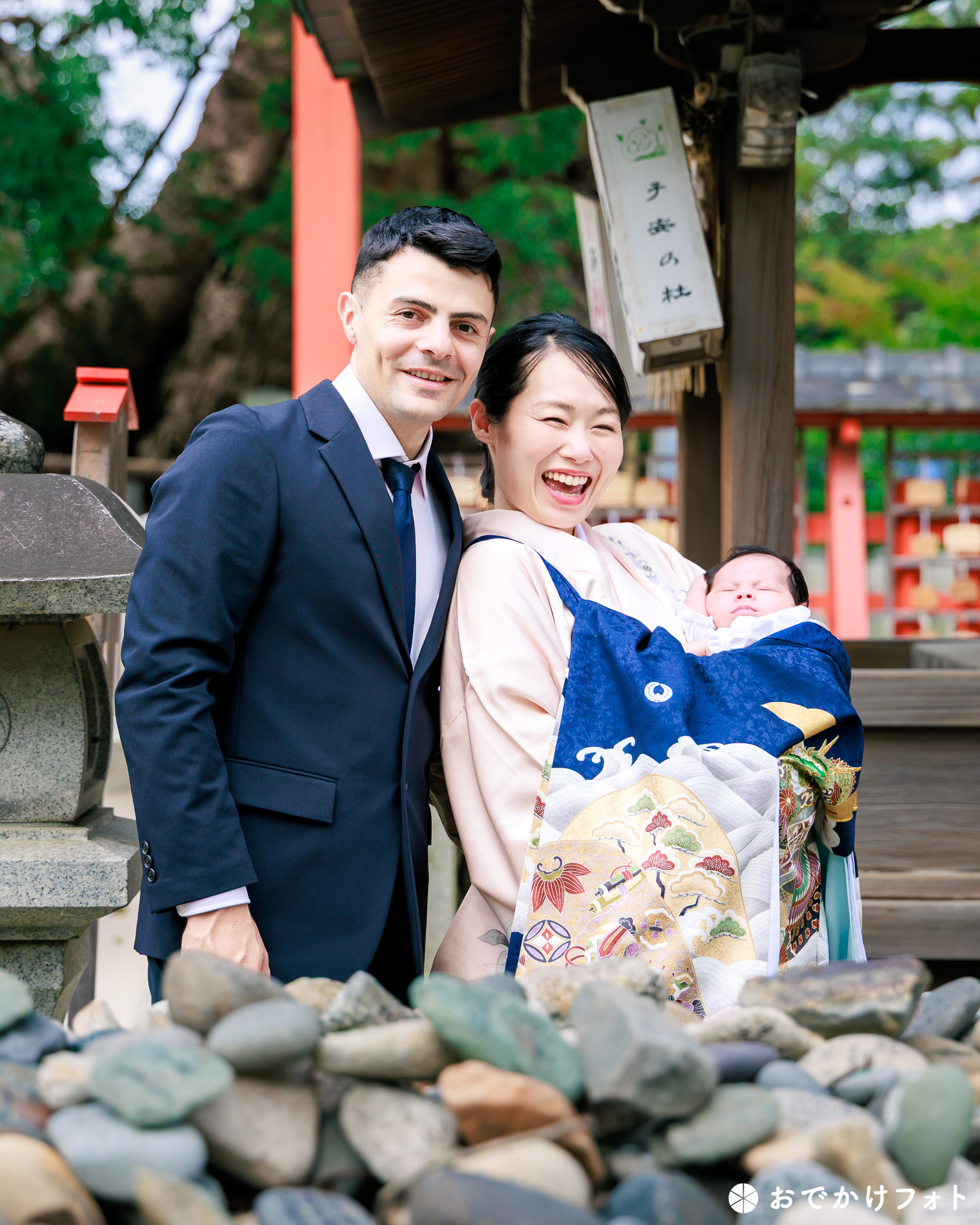 宇美八幡宮でお宮参りの出張撮影